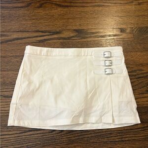 SHEIN White Mini Skort